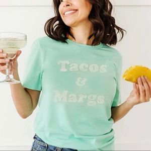 NEW Wildfox Tacos & Margs Keke T-Shirt